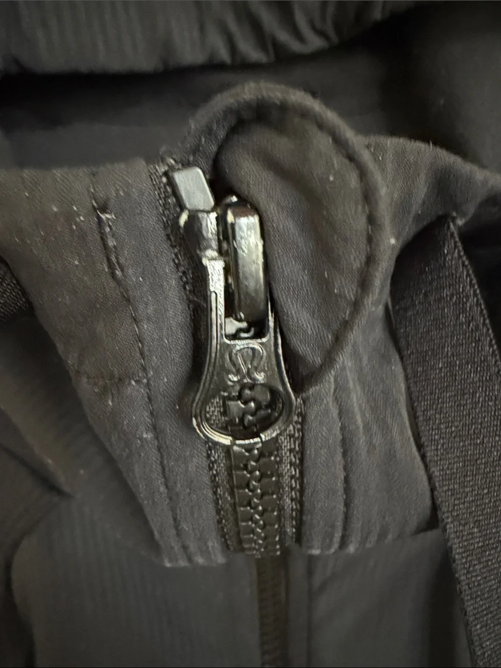 lululemon athletica Black Hooded Zip-Up Jacket